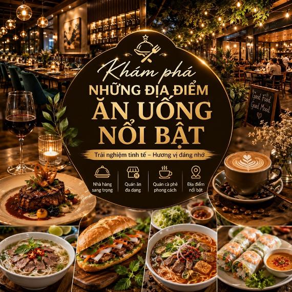 Khám phá địa điểm ăn uống nổi bật
